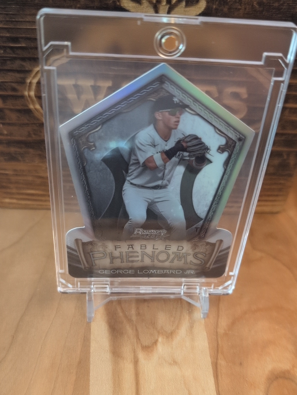 2024 Bowman's Best George Lombard Jr. Fabled Phenoms Diecut Rookie Card Yankees - Picture 3 of 4
